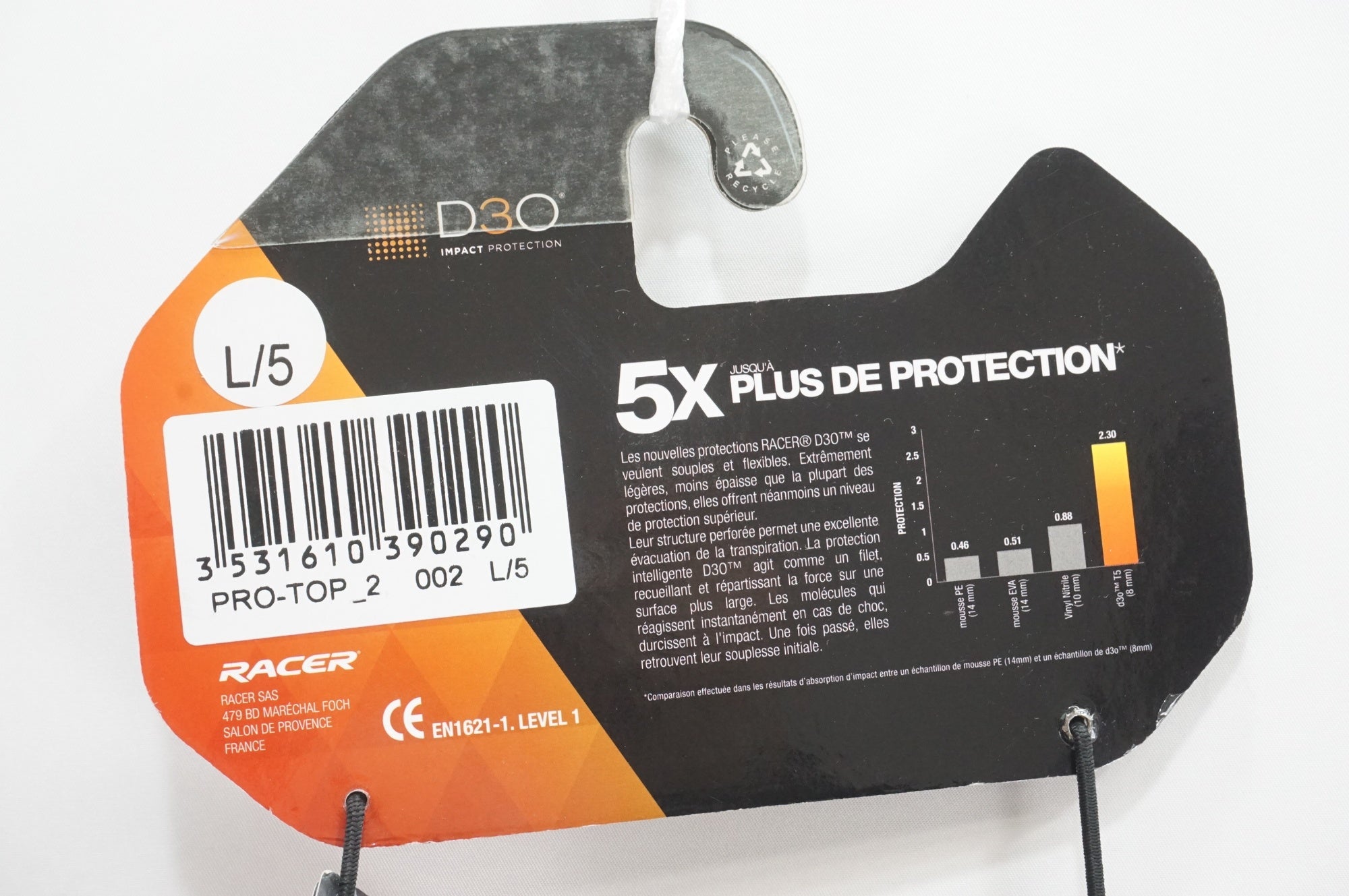 RACER 「レーサー」 PRO TOP 2 Lサイズ バックプロテクターベスト / 大宮店