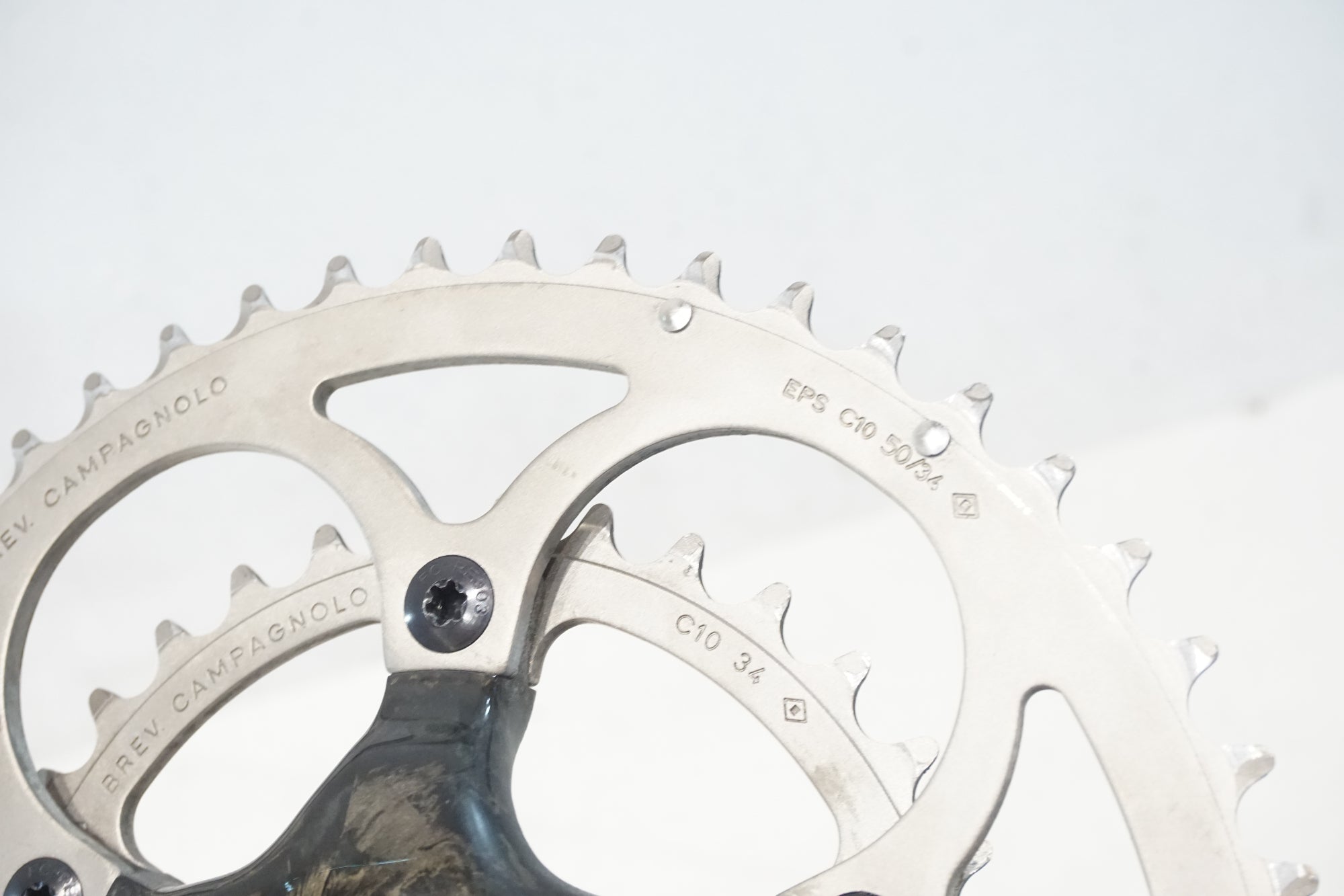 CampagnoloAthena クランクセット 170mm50/34美品箱付き CAMPAGNOLO 「カンパニョーロ」 RECORD CT 50-34T 170mm