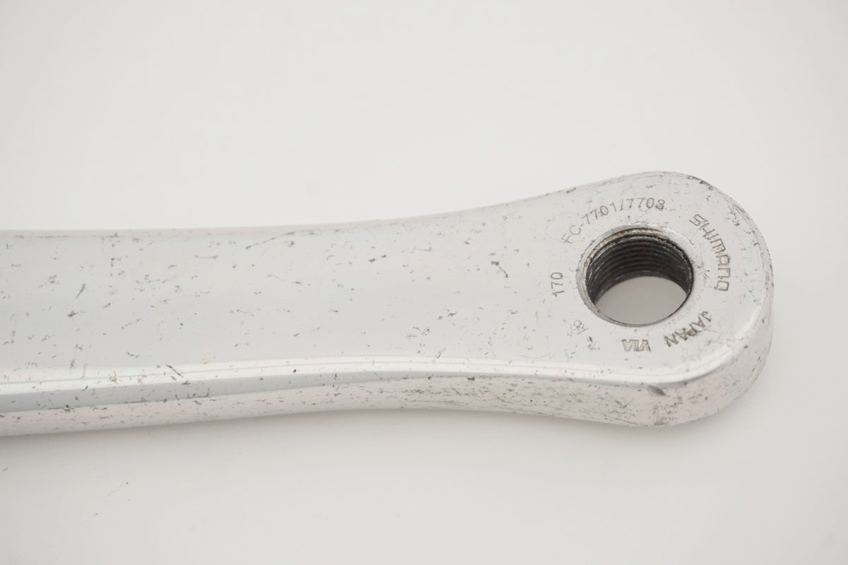 DURA-ACE クランクセット シルバーFC7701 シマノ SHIMANO デュラエース DURA-ACE FC-7701 52-39T 170mm
