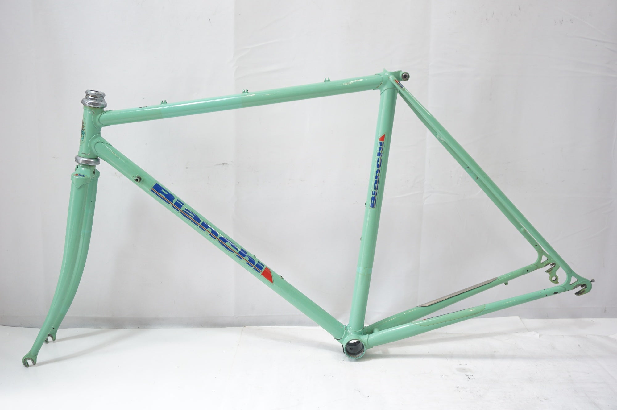 【90年代Bianchi】フレーム＆フォーク＆ヘッドパーツ◆ビアンキ/チェレステ BIANCHI 「ビアンキ」 KRONO 年式不明 フレームセット / 世田谷店