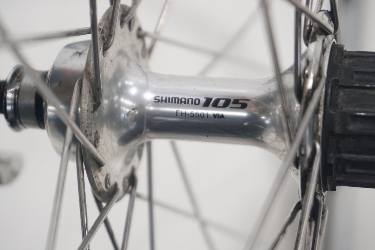ブランド不明 リム SHIMANO 105 5501 ハブ SHIMANO8-9速 ホイールセット / 滋賀大津店