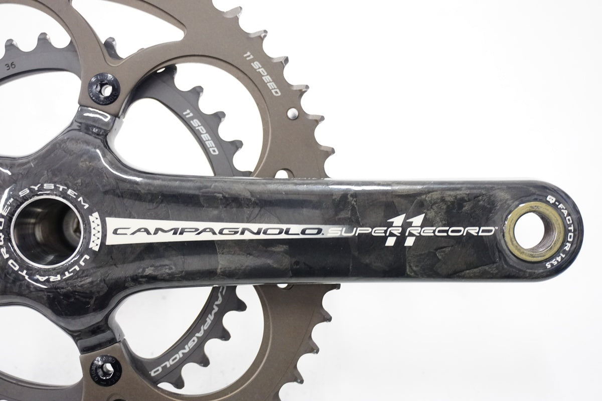 【ジャンク】Campagnolo Record 11 クランクセット ウエムラサイクルパーツインターネット店 / □ Campagnolo