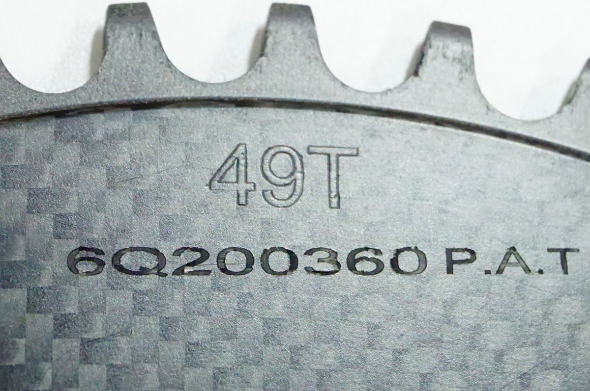 チェーンリング49T digilit DIGIRIT 「ディジリット」 TRACK CARBON 49T チェーンリング