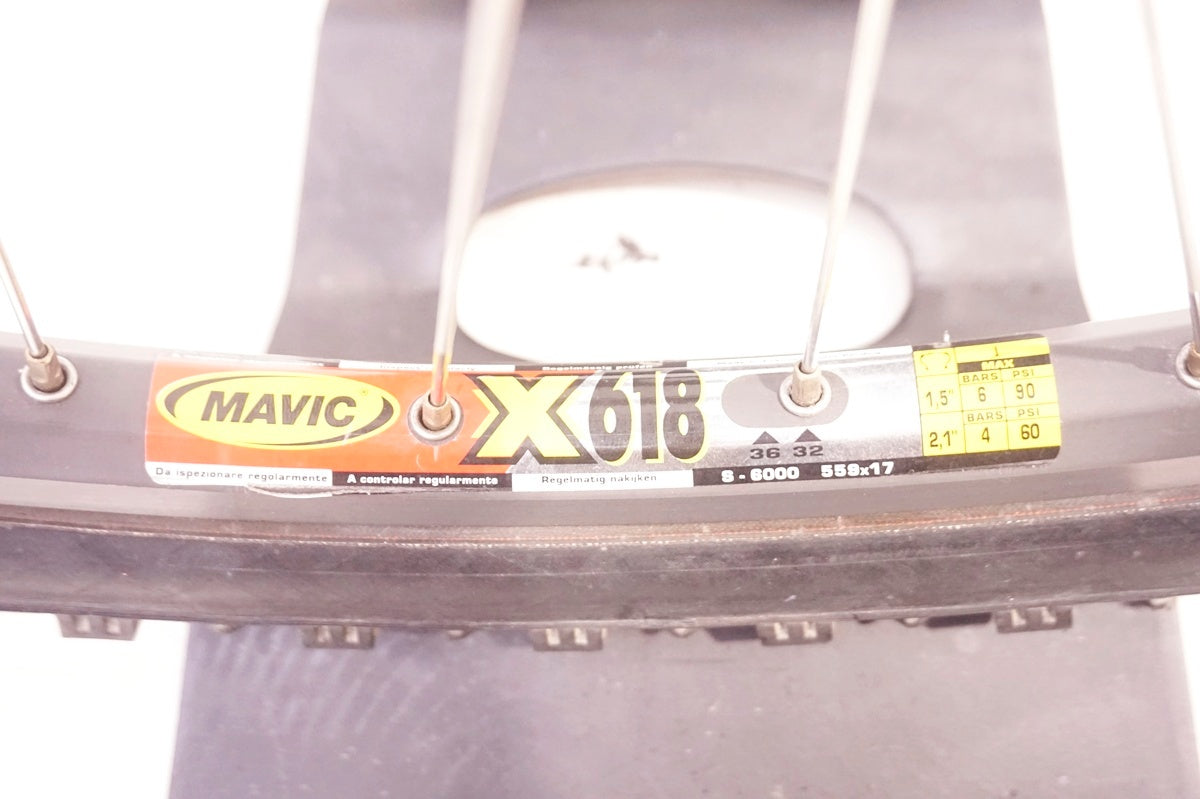 MAVIC 「マヴィック」  X618 SHIMANO 8-9s ホイールセット / 大阪門真店