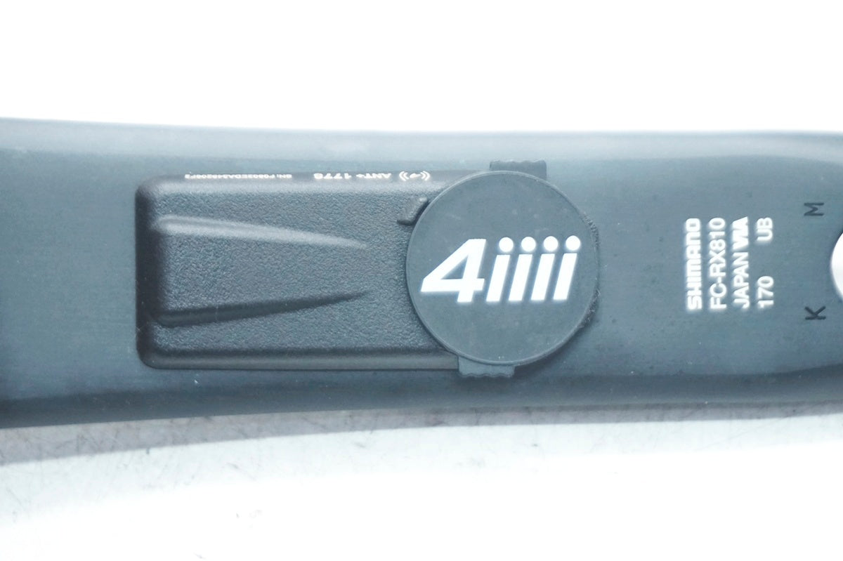 【値下げしました！】4iiii パワーメーター シマノGRX810 170mm SHIMANO 「シマノ」 FC-GRX810+4iiii PRECISION3 170mm パワーメーター