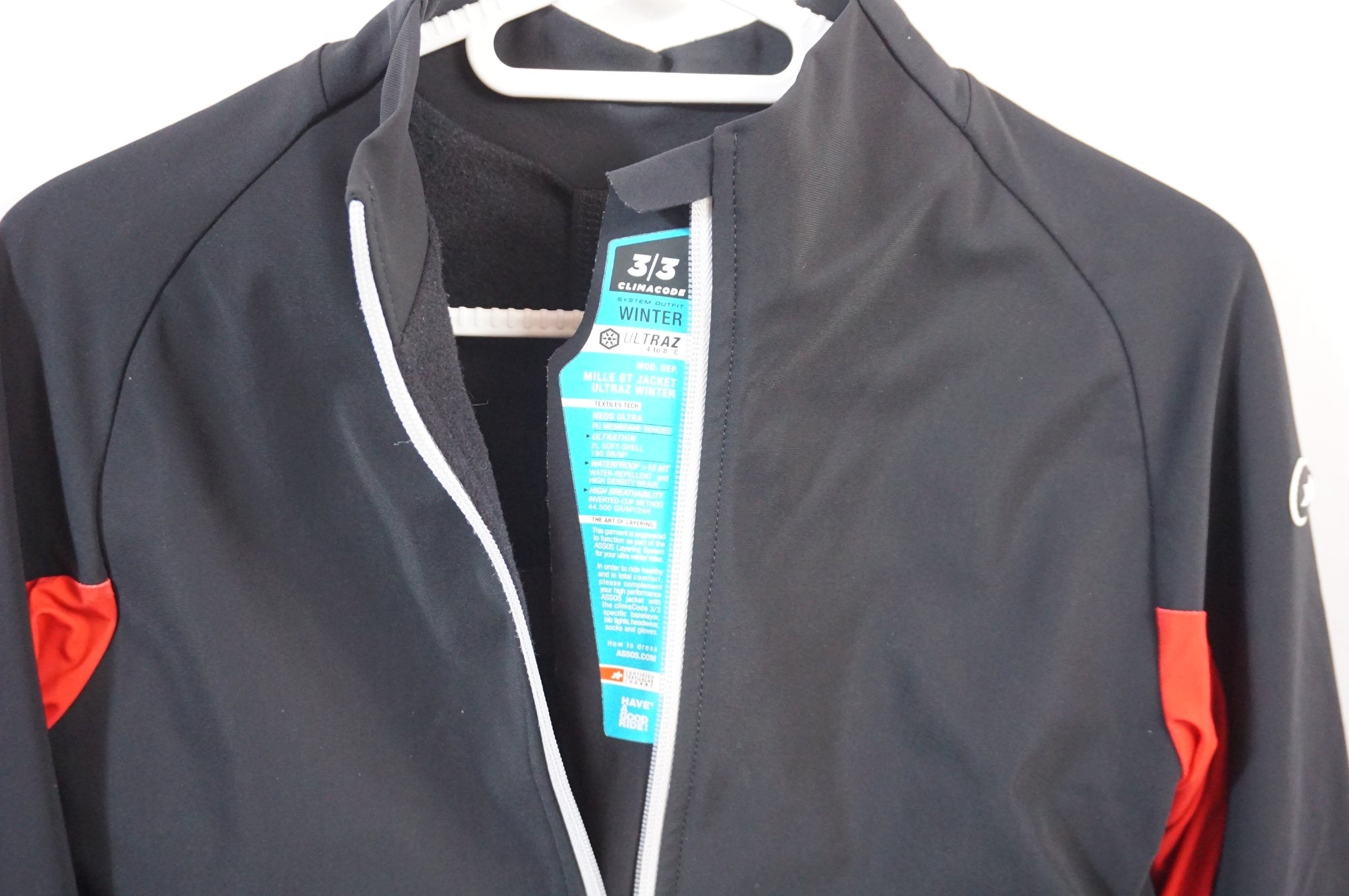 ASSOS 「アソス」 MILLE GT WINTER JACKET 3/3 XSサイズ ジャケット