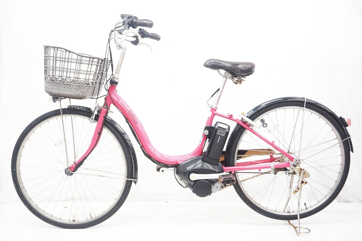 電動自転車 ブリヂストン アシスタ 26インチ オレンジ 6.6ah