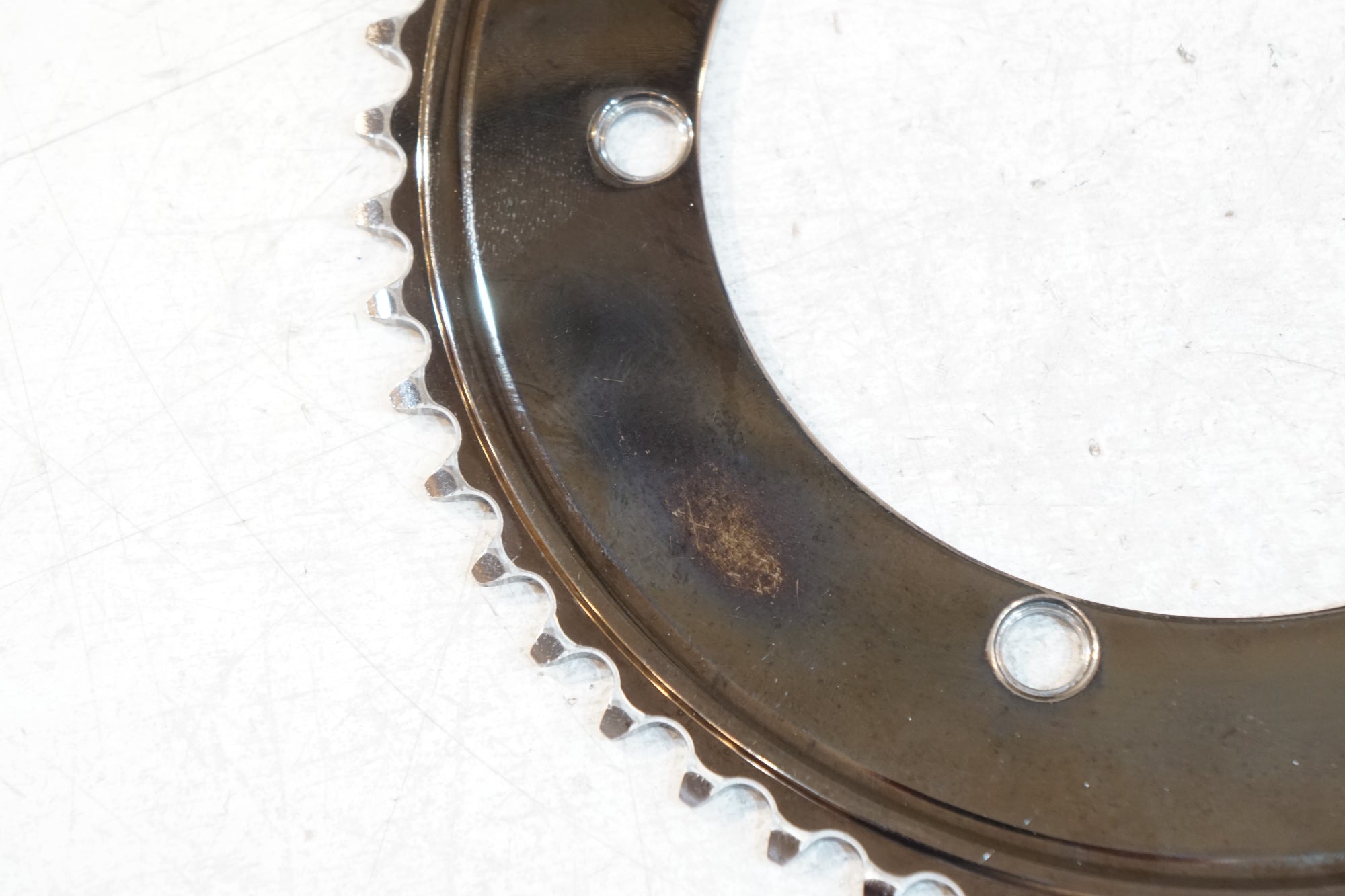 SUGINO 「スギノ」 SUPER ZEN S3 CUBIC BLK 144mm 53T TRACK RACING チェーンリング / バイチャリ浦和ベース