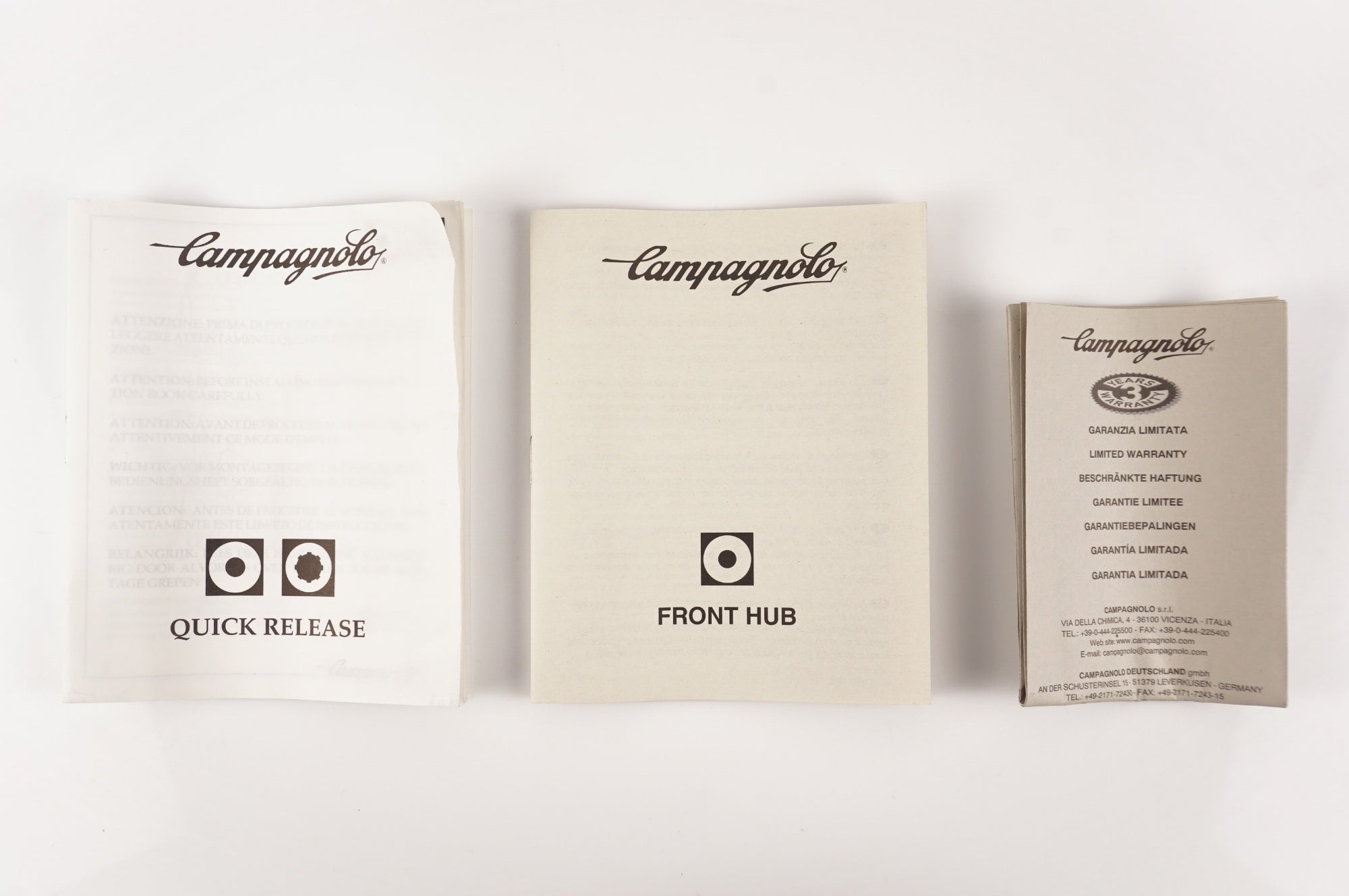 CAMPAGNOLO 「カンパニョーロ」 RECORD HB02-RE フロントハブ / 中目黒