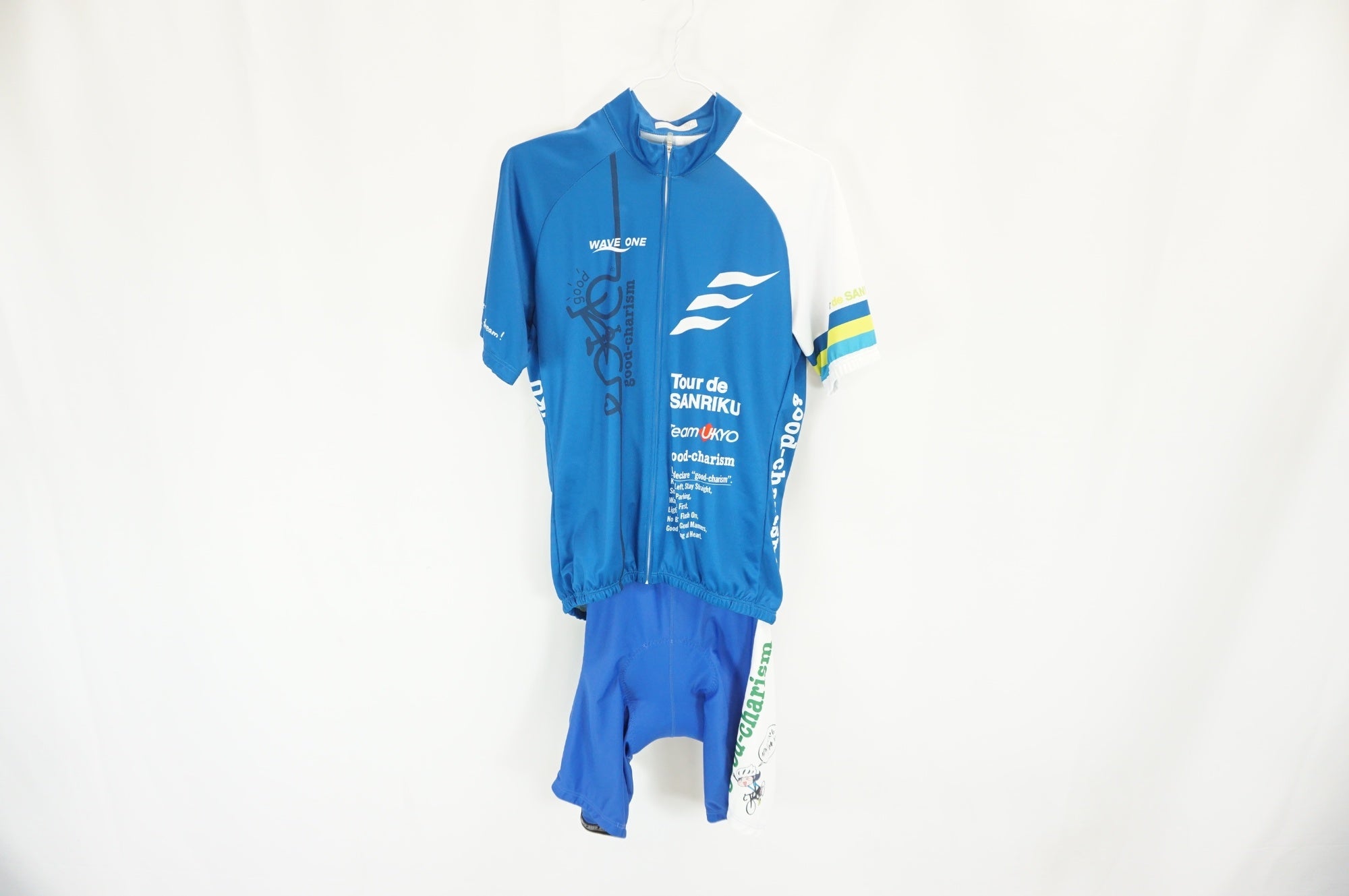 WAVE ONE 「ウェーブワン」 TOUR DE SANRIKU 上XLサイズ 下XXLサイズ ジャージセット / 宇都宮店
