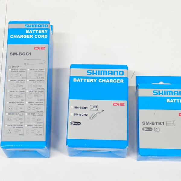 SHIMANO 「シマノ」 SM-BCR1 SM-BCC1-3 SM-BTR1 外装用充電器セット