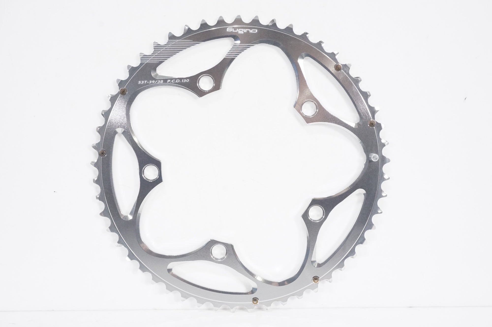 SUGINO 「スギノ」 PE130S 53-39T チェーンリングセット / AKIBA店