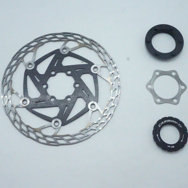YAOOITE　ディスクブレーキ　カーボン製キッズバイク 新品)Carbon Ti（カーボンチ） X-Rotor φ140 スチールカーボン