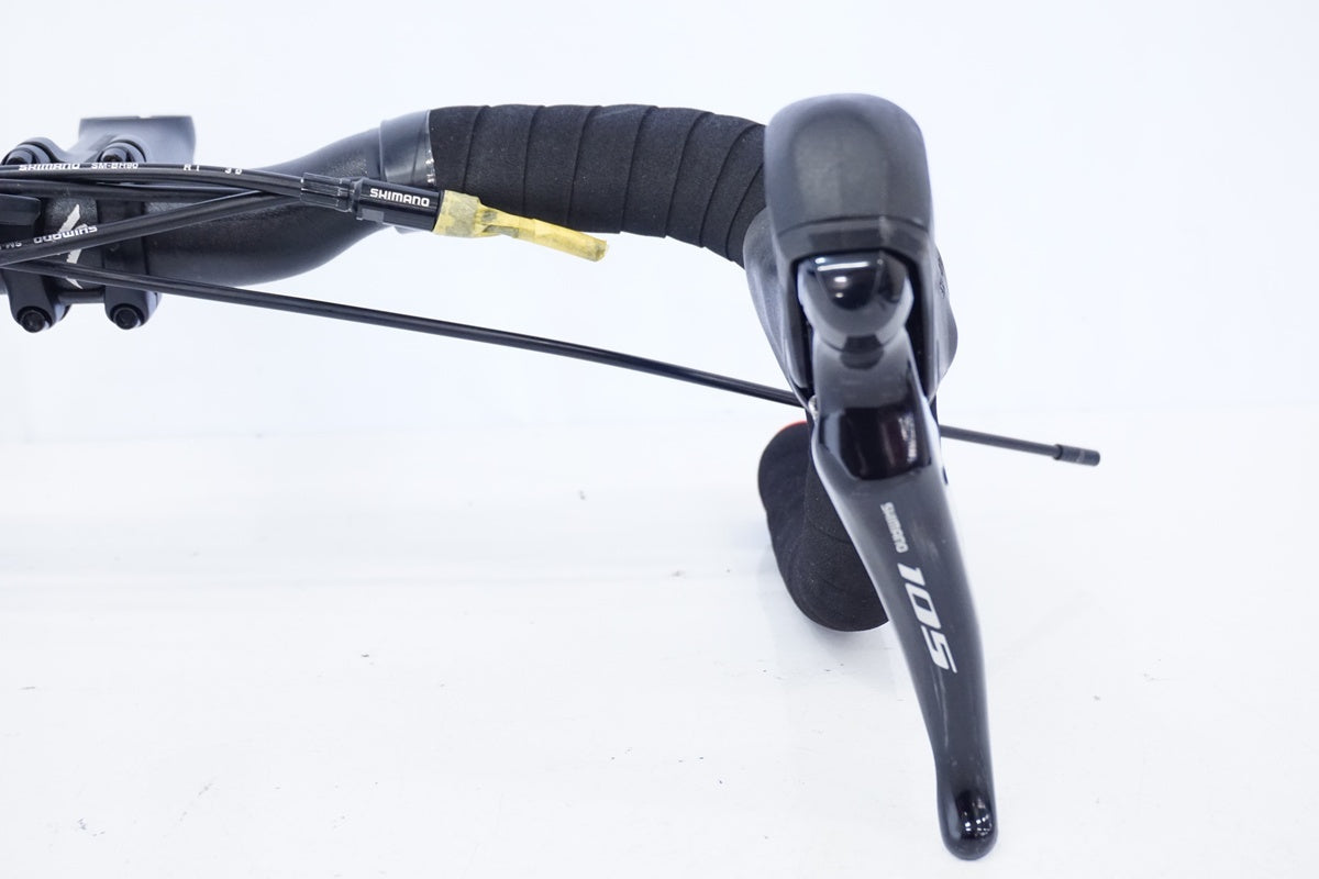 ハンドルステム 鉄　105 SHIMANO 「シマノ」 105 ST-R7020 ハンドル約400mm ステムφ31.8/90mm