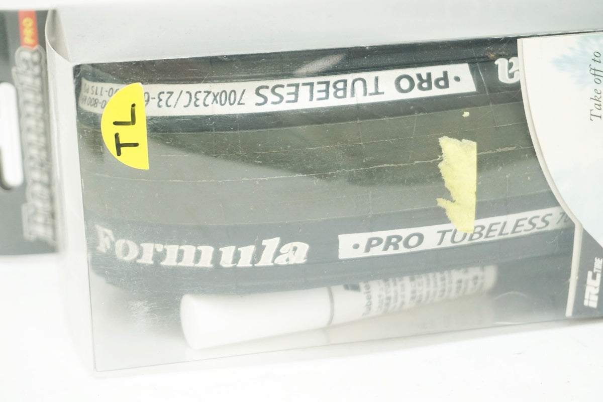 IRC 「アイアールシー」 FORMULA PRO TUBELESS 700x23C タイヤ / 大阪美原北インター店