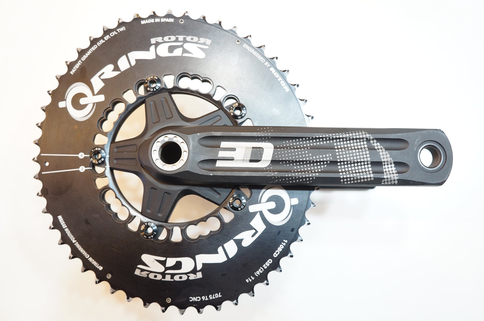 ROTOR 「ローター」 3D 52-36T 172.5mm クランク / バイチャリ浦和ベース