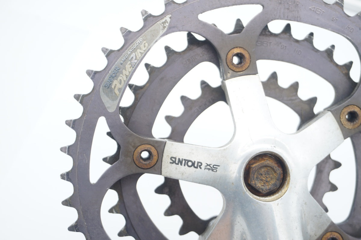 SUNTOUR 「サンツアー」 XC PRO 46-36-24T 175mm クランク / 滋賀大津