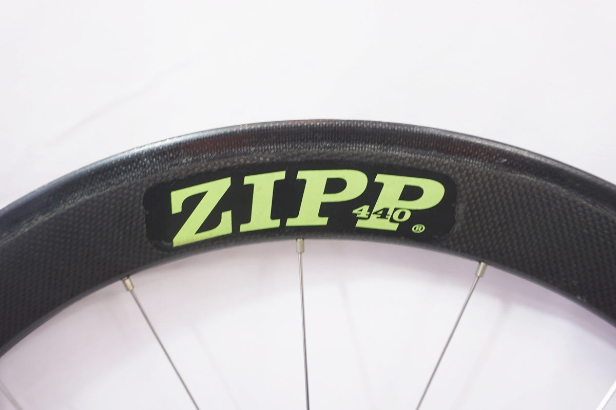 ZIPP 「ジップ」 440 リム DURA-ACE ハブ フロントホイール
