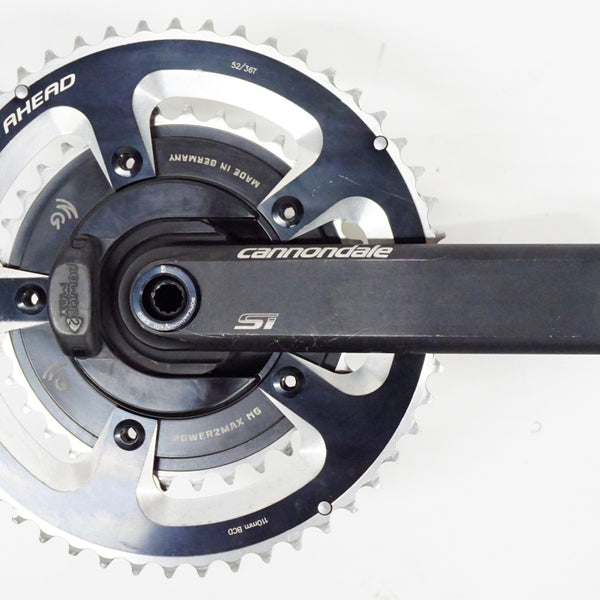 パワメ付きCannondale SiSL2 52/36T 170mm CANNONDALE 「キャノンデール」 SI POWER2MAX 52-36T 170mm クランク