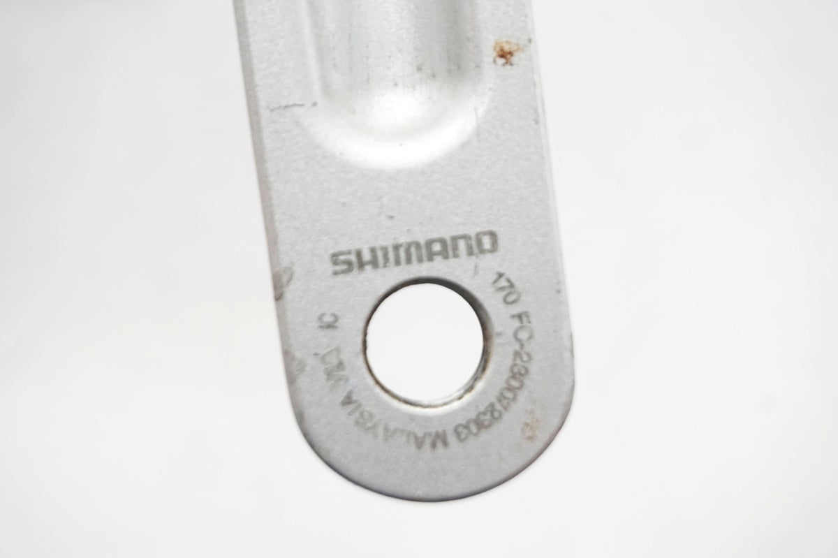 SHIMANO FC-09 クランクアーム 170mm ほぼ新品未使用品 FC-09 クランク リコール対策品 52-36T 11S 170mm シマノ