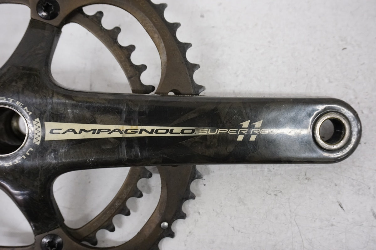 【新品未使用】【値下げしました】カンパニョーロ カーボン製クランクセット 新品未使用】【値下げしました】カンパニョーロ カーボン製クランク