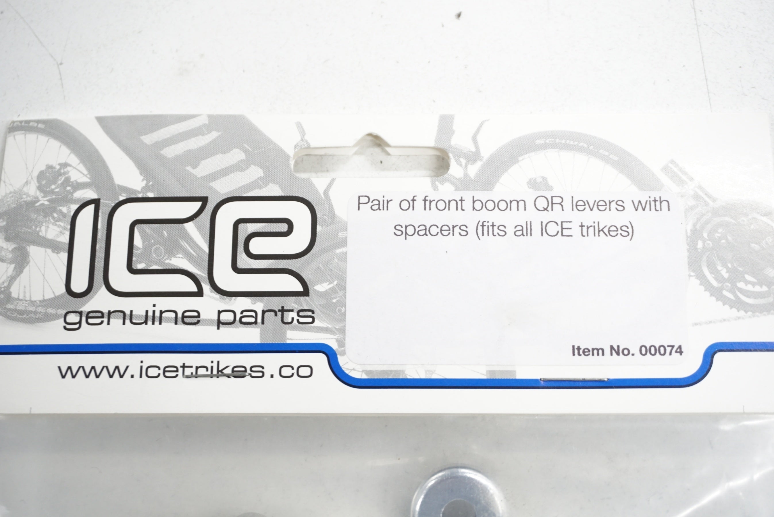 ICE 「アイス」 GENUINE PARTS PAIR FO FRONT BOOM QR LEVERS ICE TRIKES用 レバー /阪急塚口店