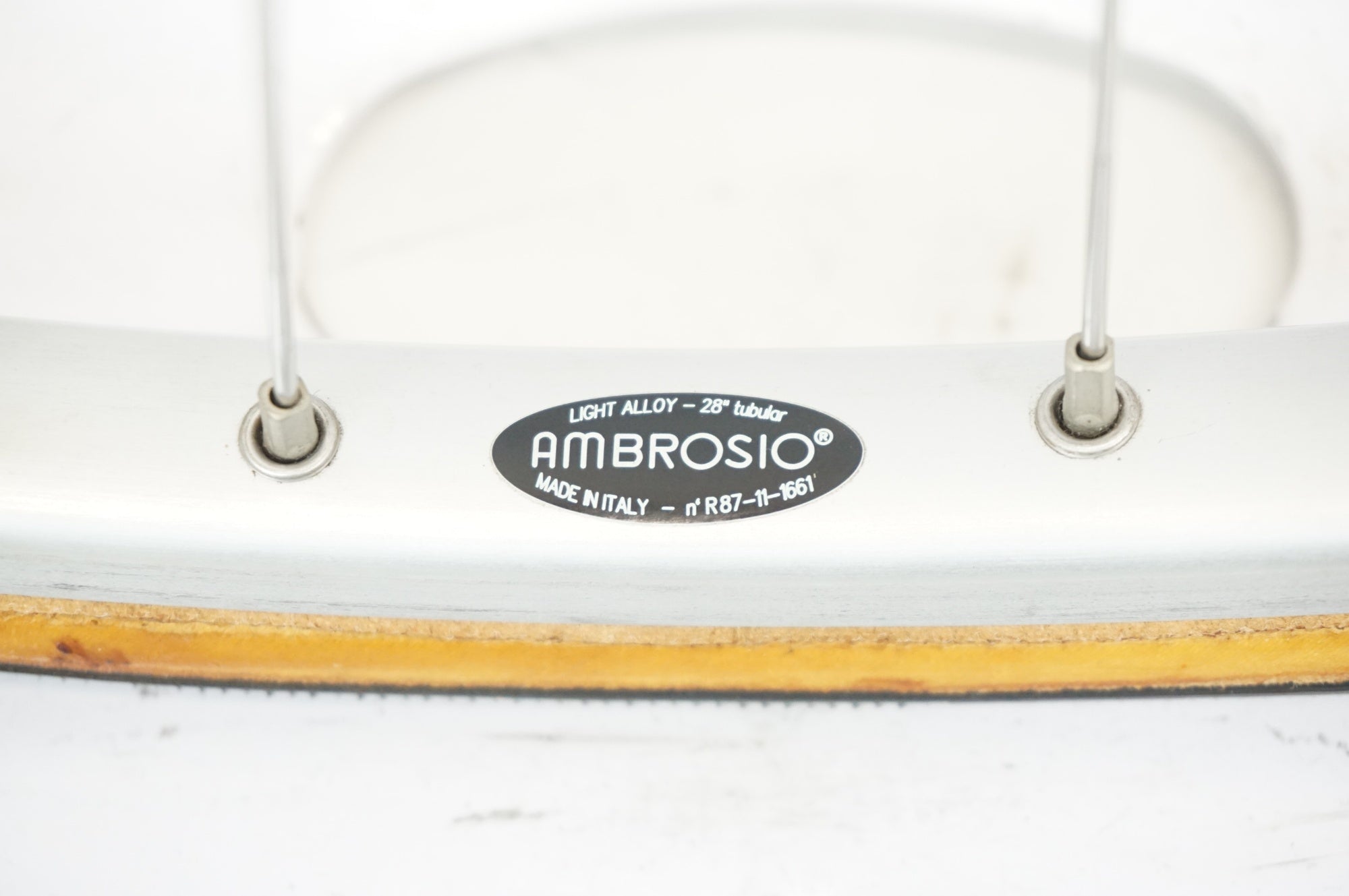 オルペア　ロブラー AMBROSIO 「アンブロシオ」 チューブラー シングルハブ ホイールセット