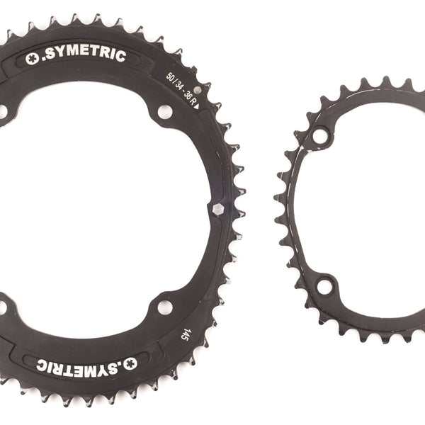 OSYMETRIC チェーンリング 52T 42T セット O.SYMETRIC 「オーシンメトリック」 CHAINRING KIT 50-34T チェーン