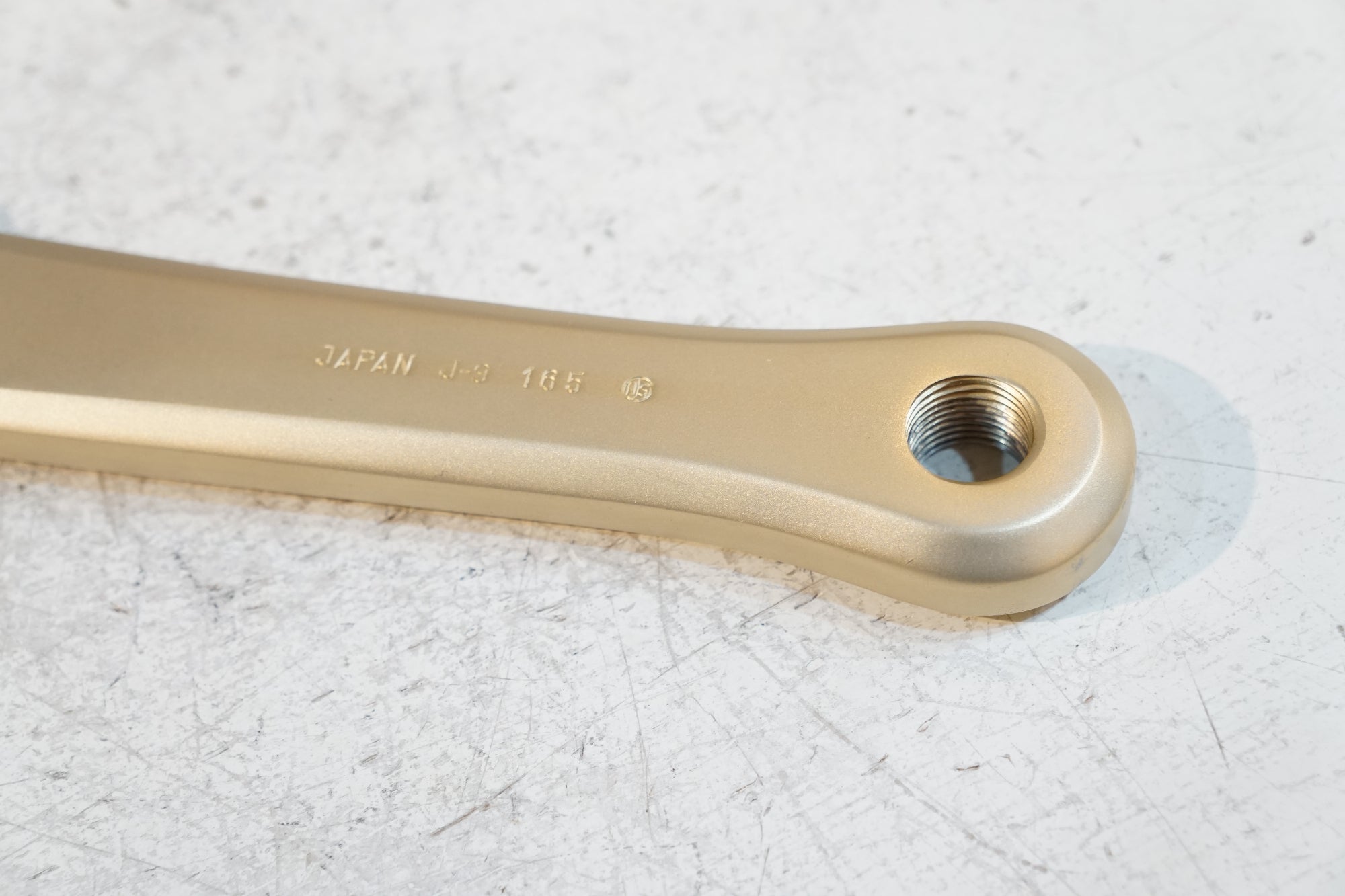 NJS 競輪 クランク スギノクランクグランドマイティー165 SUGINO 「スギノ」 GRAND MIGHTY 165mm NJS CRANK CHAMPAGNE GOLD