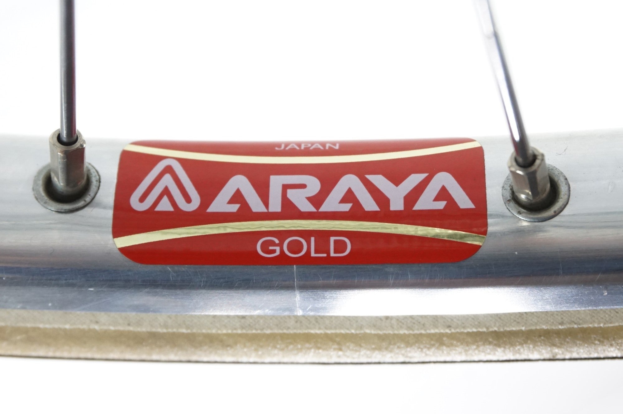 SHIMANO 「シマノ」 DURA-ACE HB-7600 / ARAYA 16B RED シングル 手組 ホイールセット / 中目黒店