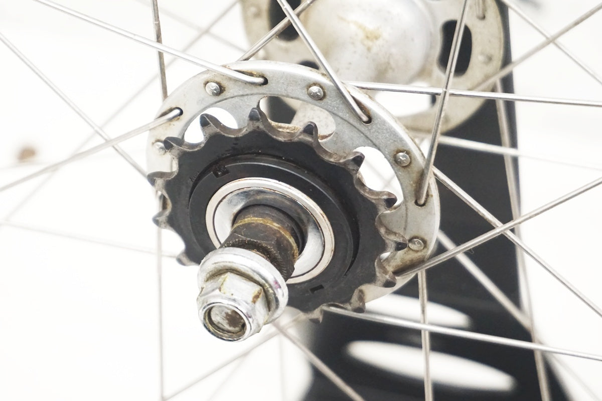 ARAYA GOLD 700C SUPERBE ハブ走行10ｋｍホイールセット ARAYA GOLD 700C SUPERBE ハブ走行10kmホイールセット