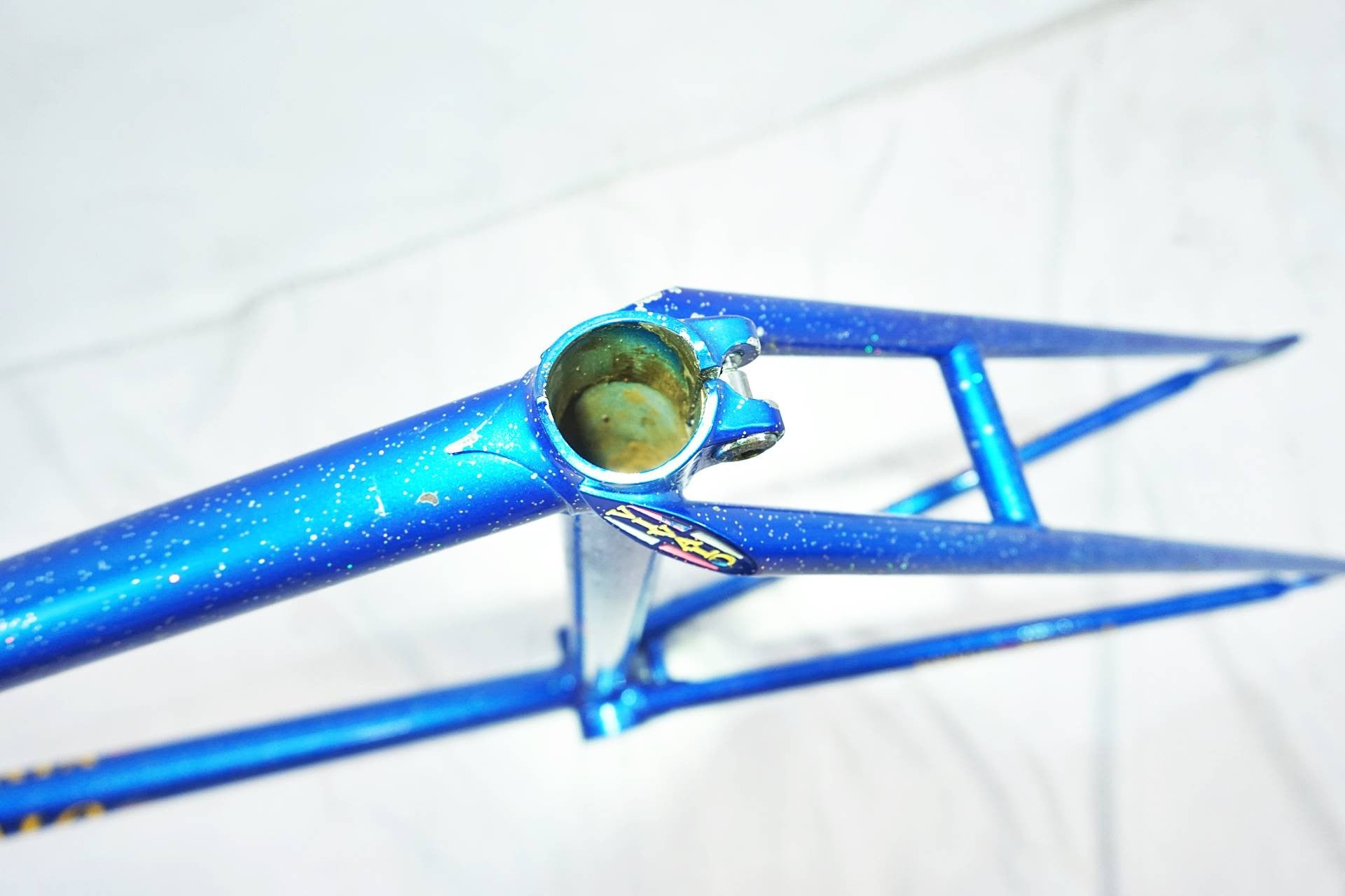 べっしーさん専用Vivalo ピストフレーム 青 VIVALO 「ビバロ」 NJS 年式不明 ピスト フレームセット / 有明