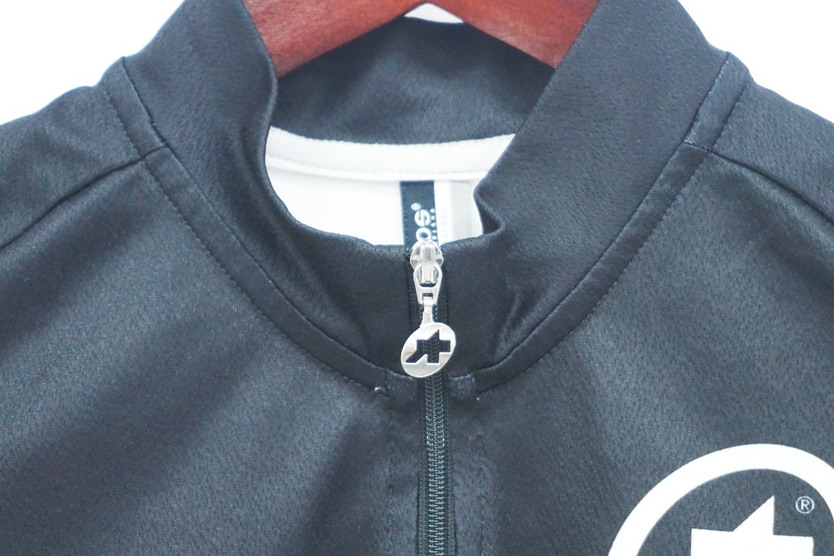 ASSOS Mサイズ サイクルジャージ 青/黒 ASSOS (アソス) サイクルウェア SIZE M ブルー×ブラック EQUIPE