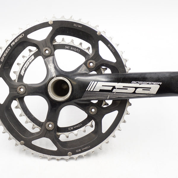 FSA クランクセット 50/34T 170mm FSA 「エフエスエー」 GOSSAMER 50-34T 175mm クランク / 奈良店