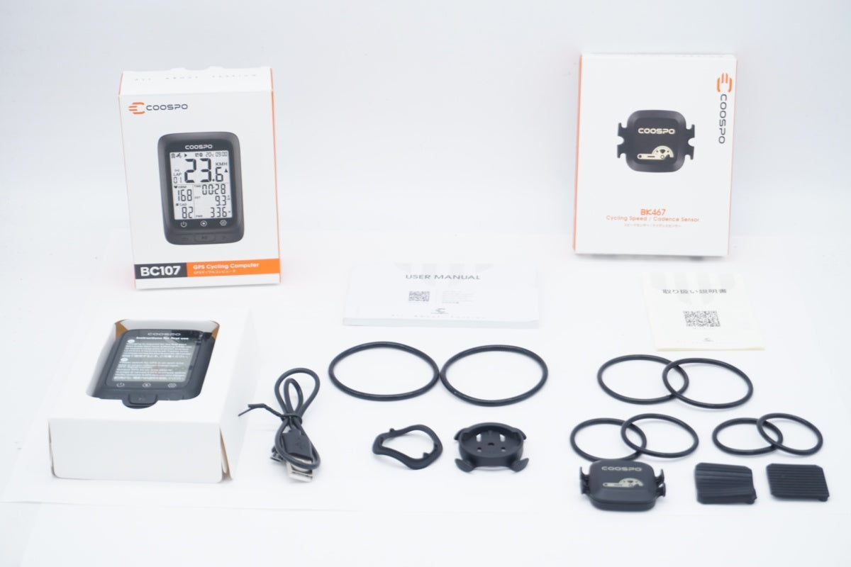 COOSPO 「クースポ」 BC107 ＋ BK467 サイクルコンピューター / 滋賀大津店