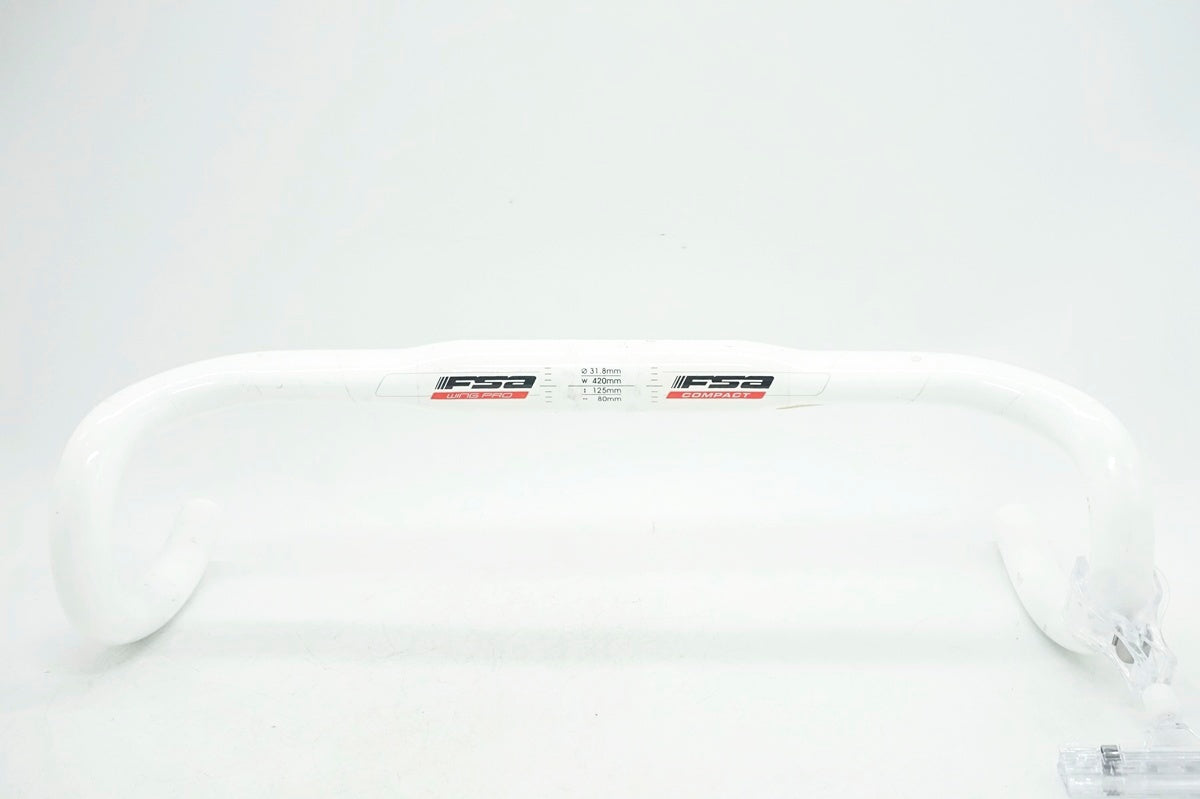 FSA 「エフエスエー」 WING PRO COMPACT Φ31.8 420mm ハンドル / 大阪門真店