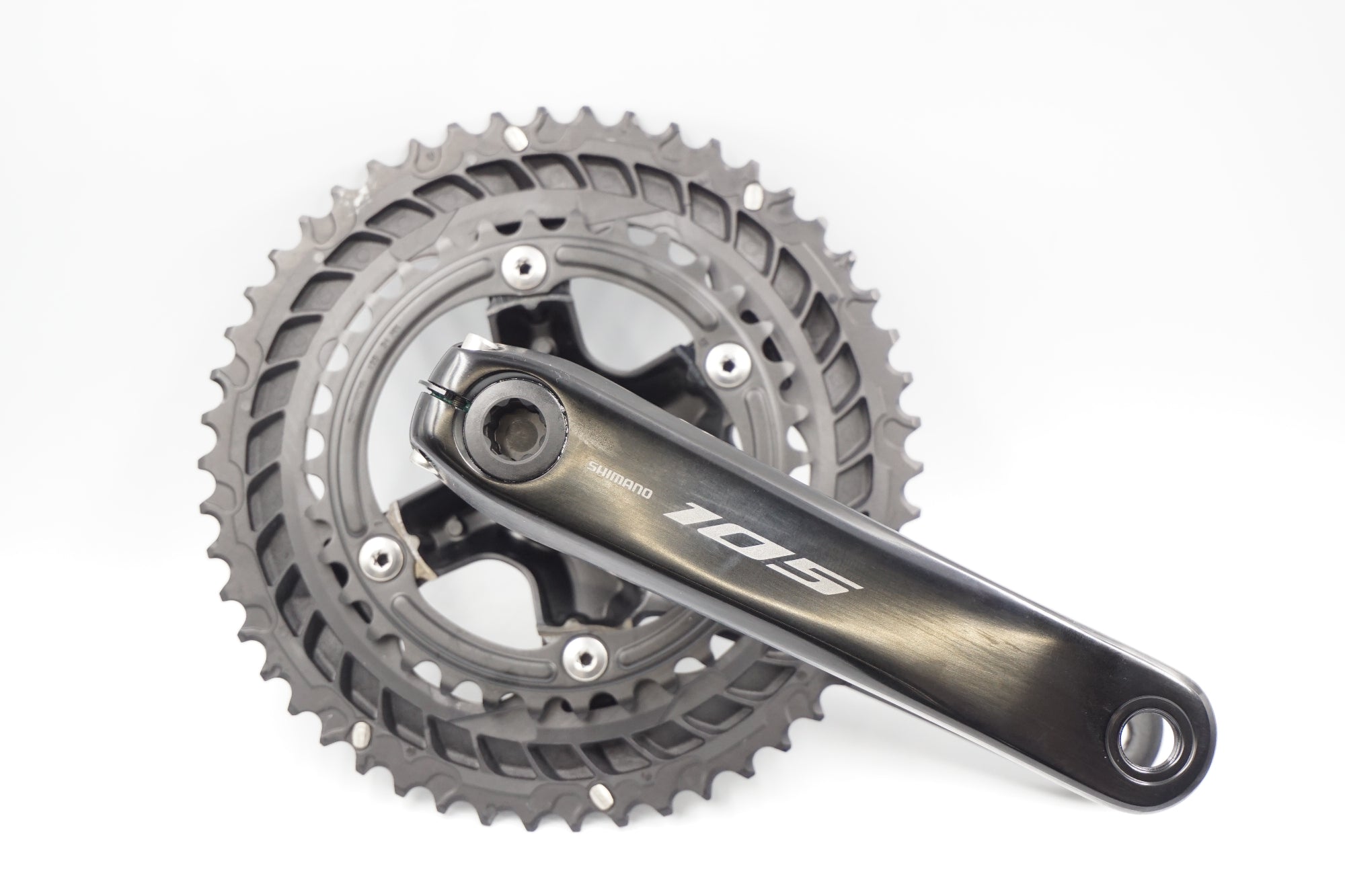 SHIMANO 105 FC-R7100 クランクセット 50-34T NEW SHIMANO 105 FC-R7100 160mm 50x34T Crankset 12-Speed