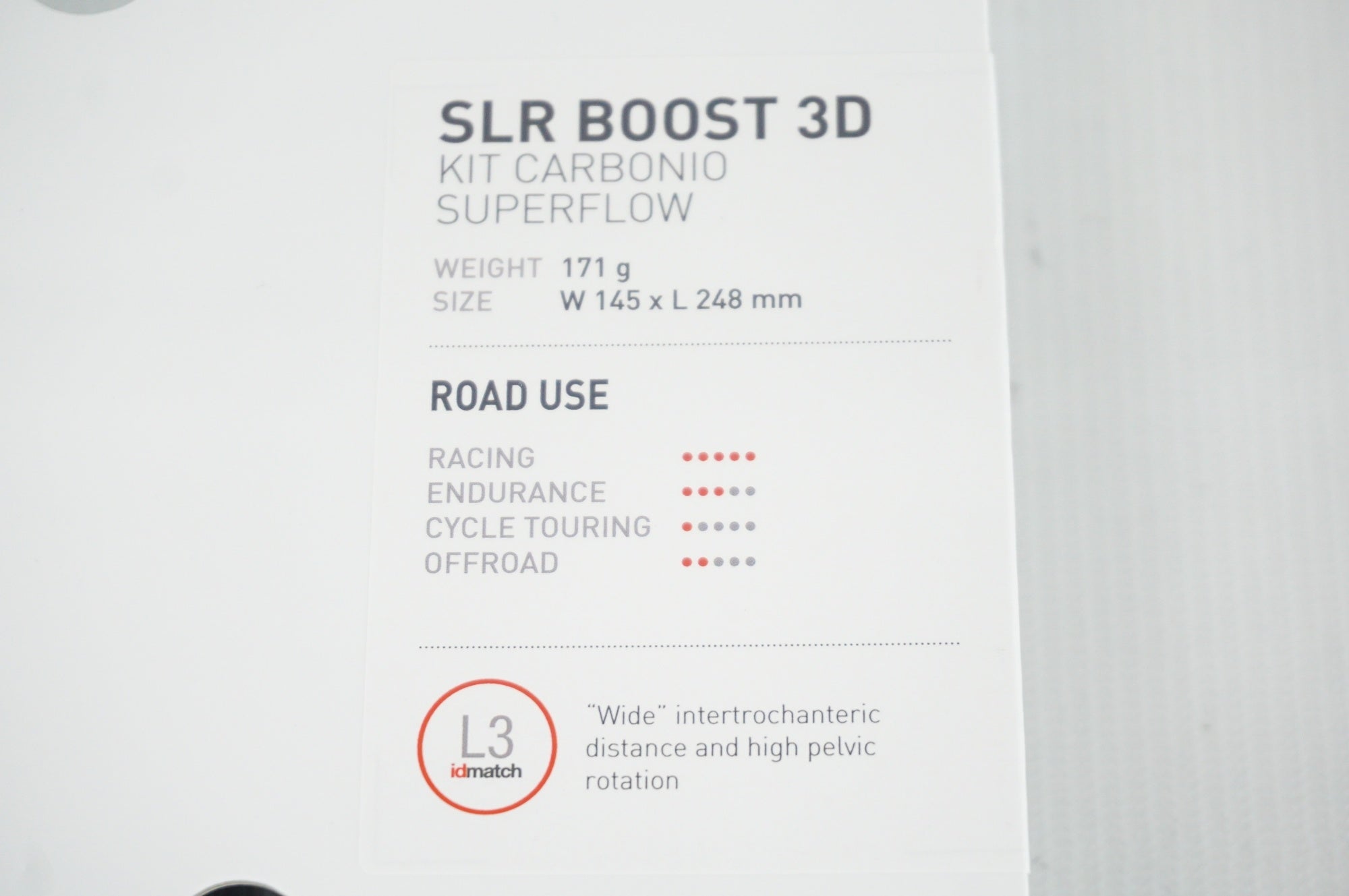 SELLE ITALIA 「セライタリア」 SLR BOOST 3D KIT CARBONIO SUPERFLOW LTD サドル / 阪急塚口店