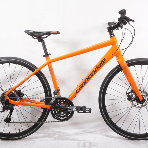 オレンジ ファットバイク CATEYE QUICK付き CANNONDALE 「キャノンデール」 QUICK4 DISC 2019年モデル クロス