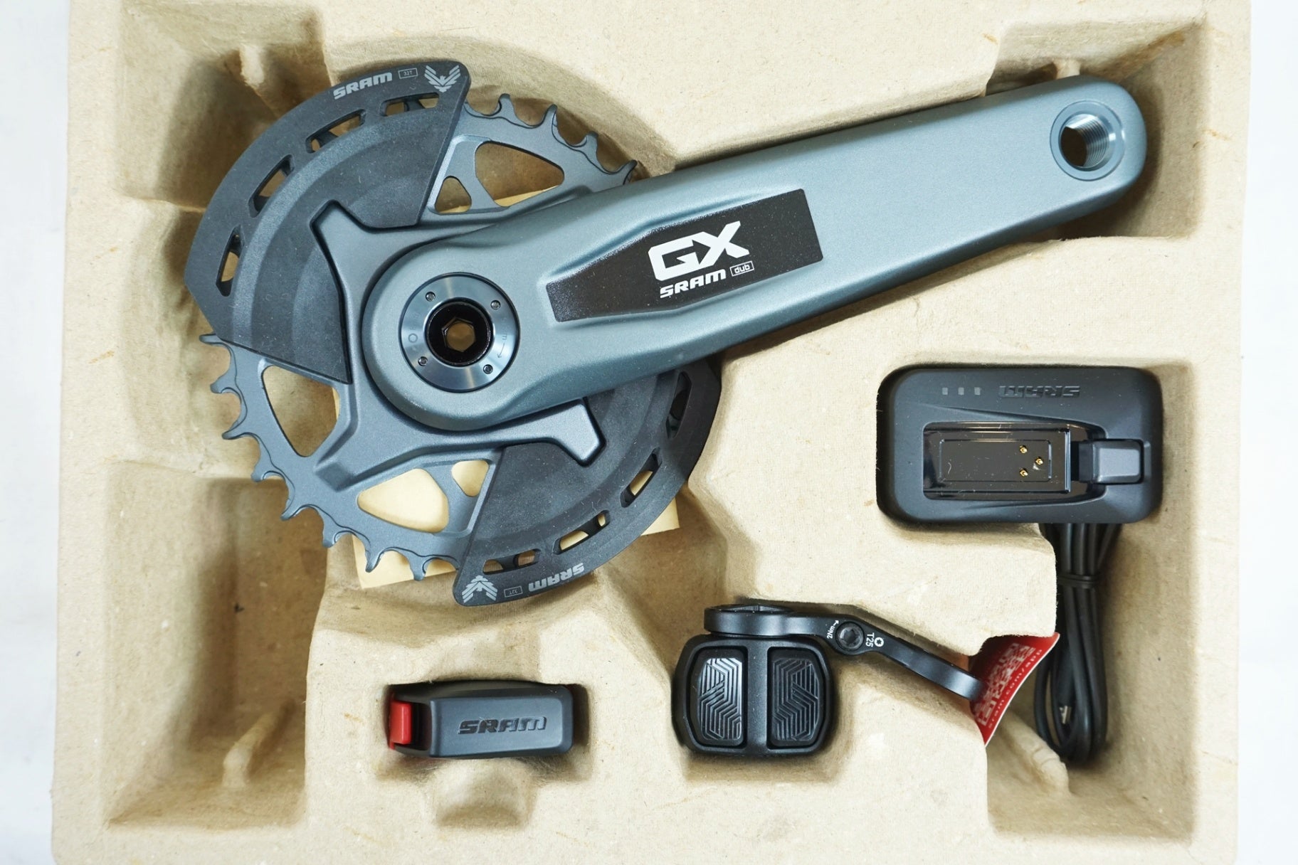 SRAM GX スラム コンポーネント 箱』からカッコ良過ぎる！電動無線コンポーネント『SRAM GX EAGLE AXS パーツ