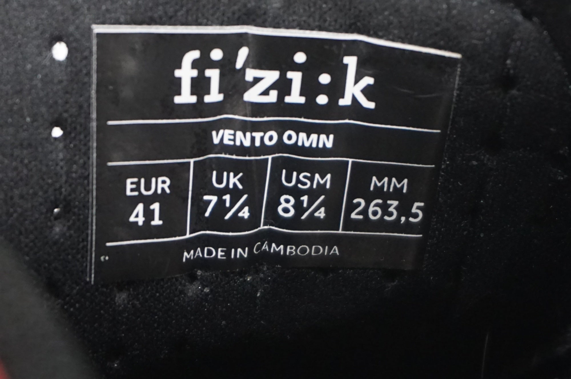 FIZIK 「フィジーク」 VENTO OMNA サイズ41 シューズ / AKIBA店