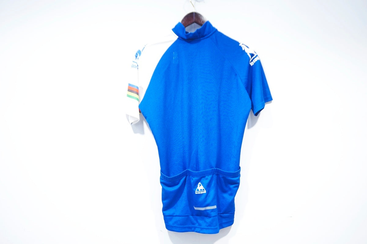 【新品タグ付】ルコックスポルティフ LOOKコラボ 半袖サイクルジャージ L LE COQ SPORTIF 「ルコックスポルティフ」 Oサイズ 半袖ジャージ
