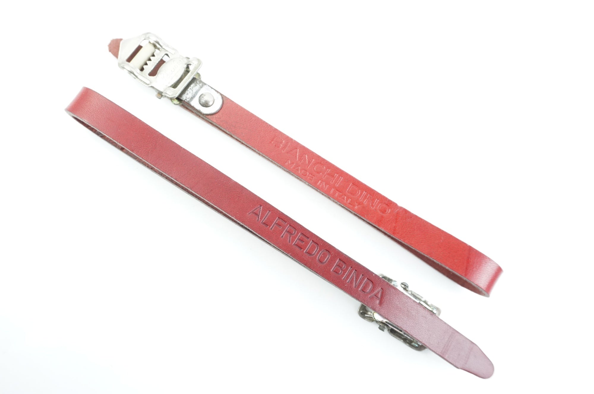 ALFREDO BINDA PEDALストラップ　新品2組 NOS Alfredo Binda toe straps Original - Cicli Berlinetta