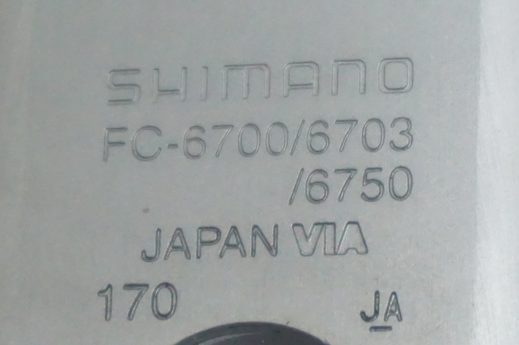 SHIMANO 「シマノ」 ULTEGRA FC-6700 53-39T 170mm クランク / 福岡店