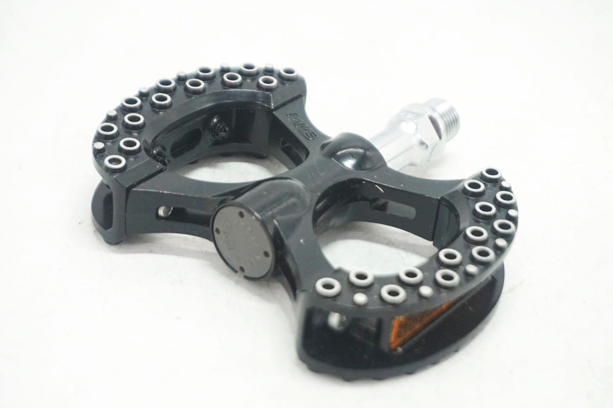 【新品・未使用品】MKS ペダル　箱入り 両面踏みペダル左右セット ALLWAYS BLACK 三ヶ島製作所 MKS