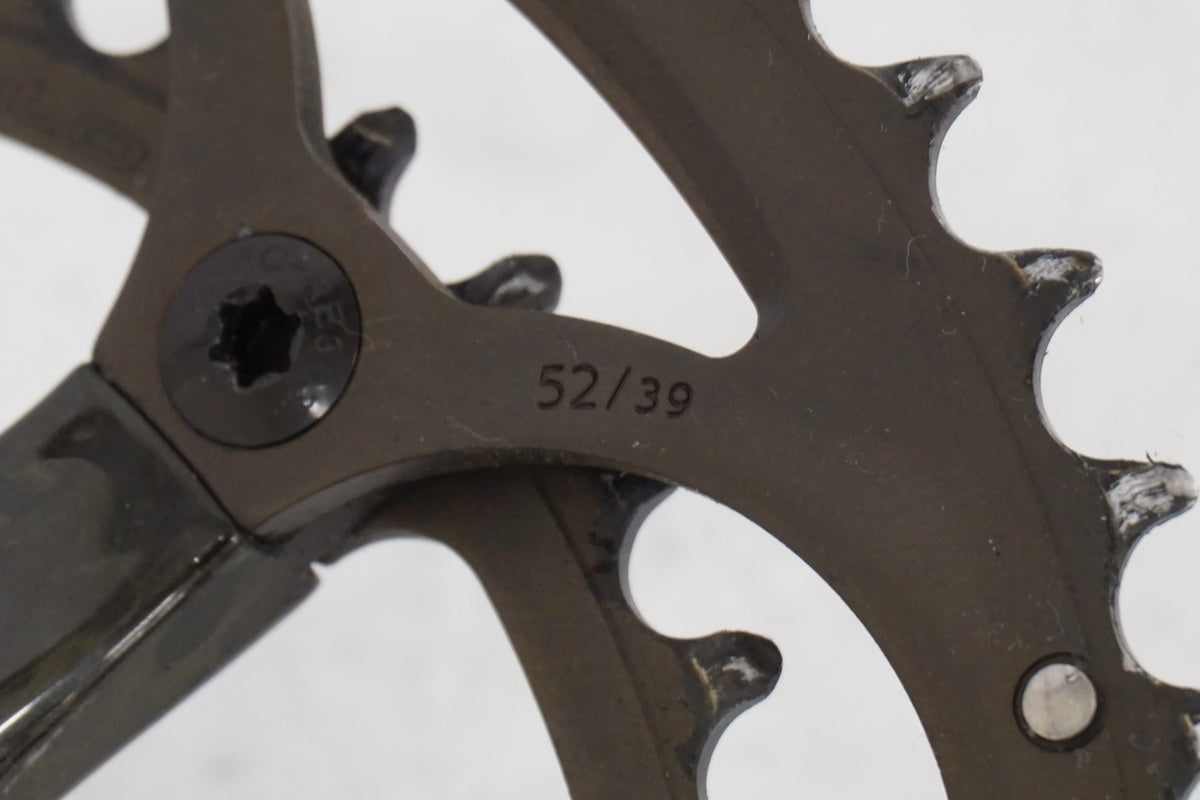 【美品】カンパニョーロ レコード クランク52/39（10速）※匿名配送 CAMPAGNOLO 「カンパニョーロ」 SUPER RECORD 52-39T 170mm クランク