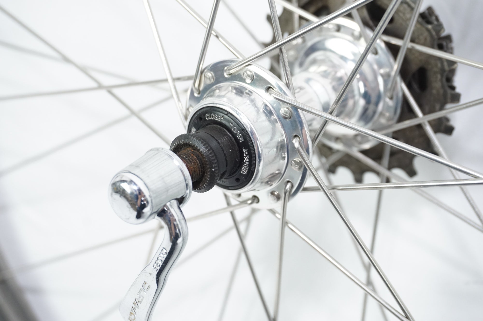 SHIMANO 「シマノ」 DURA-ACE HB-7400 ハブ ARAYA ADX-4 AERO 4 リム 手組み シマノ7速 650（26インチ） ホイールセット / 中目黒店