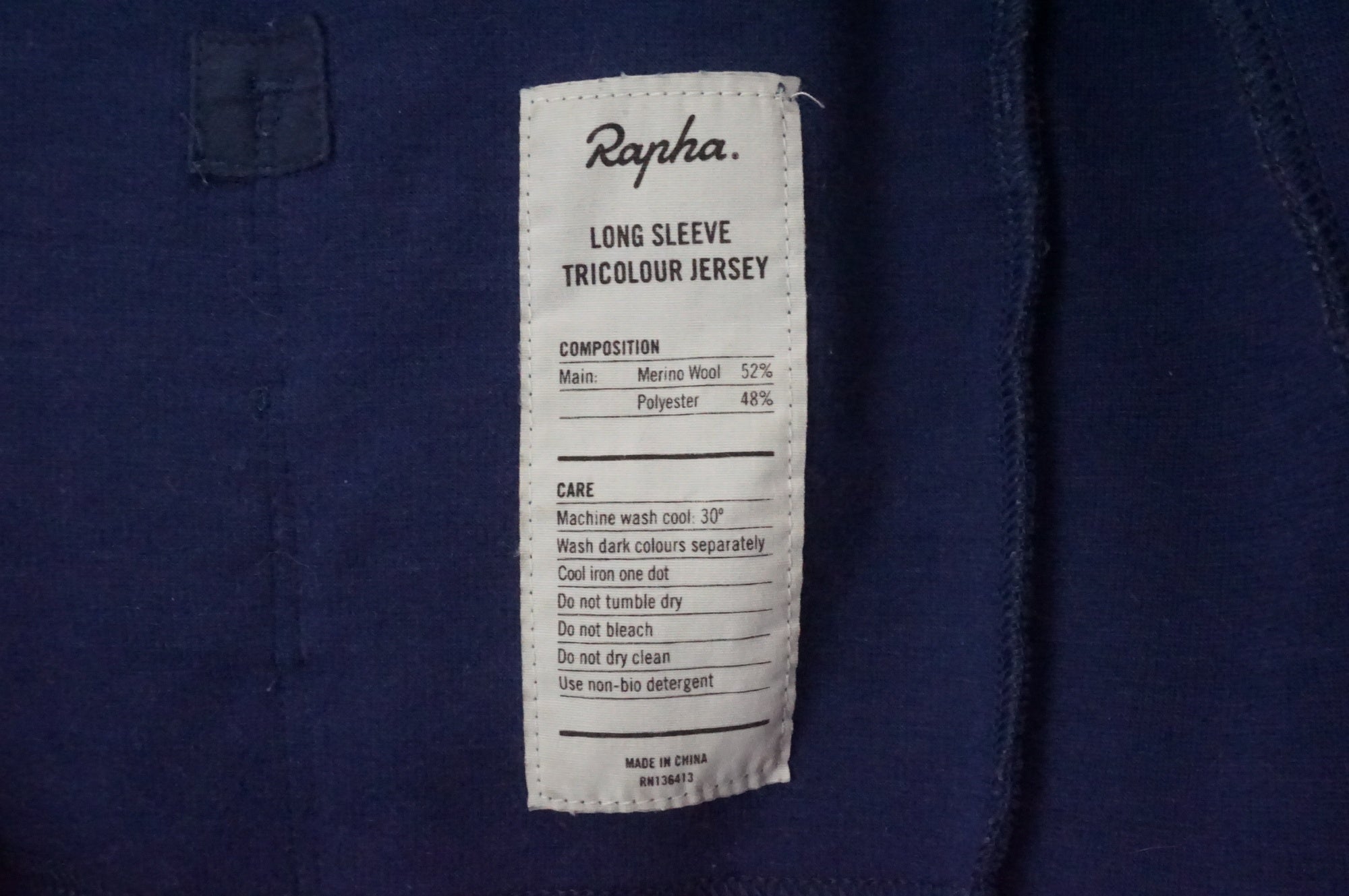 RAPHA 「ラファ」 LONG SLEEVE TRICOLOUR XSサイズ 長袖ジャージ