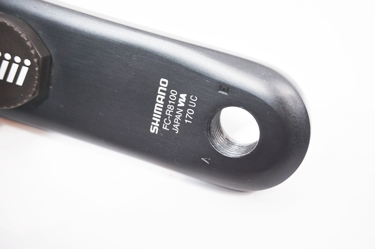 SHIMANO 「シマノ」 ULTEGRA FC-R8100 4iiii PRECISION3片側パワーメーター付 52-36T 170mm 12s クランクセット / バイチャリ世田谷店
