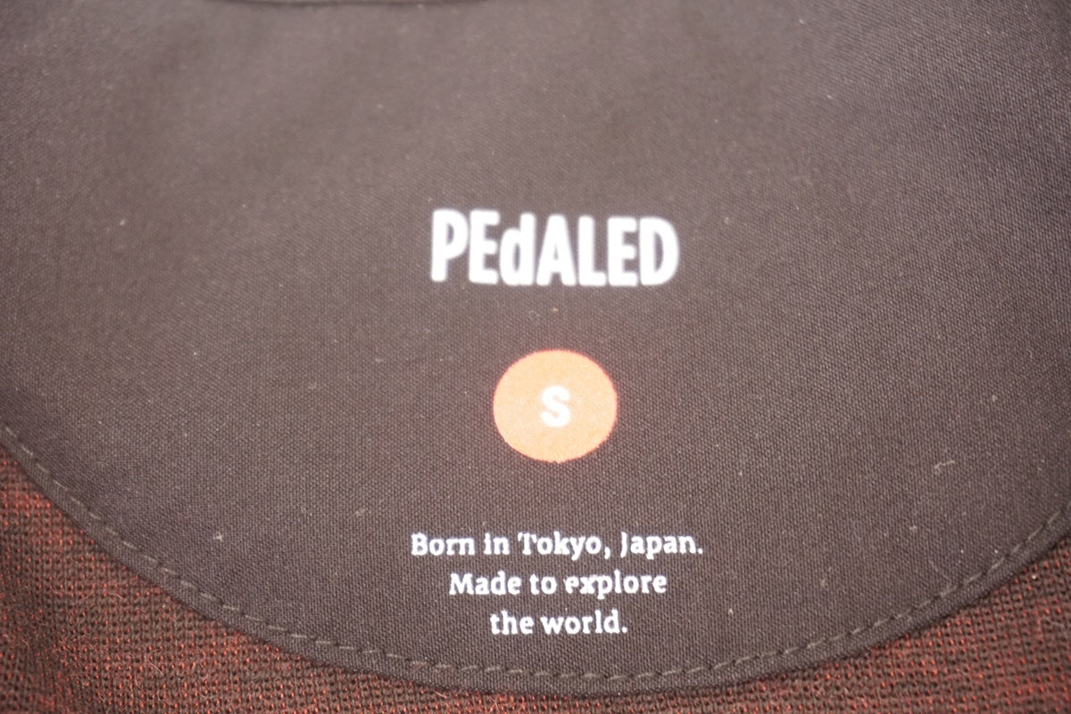 PEDALED「ペダレッド」 赤 Sサイズ 半袖/ 京都西院店